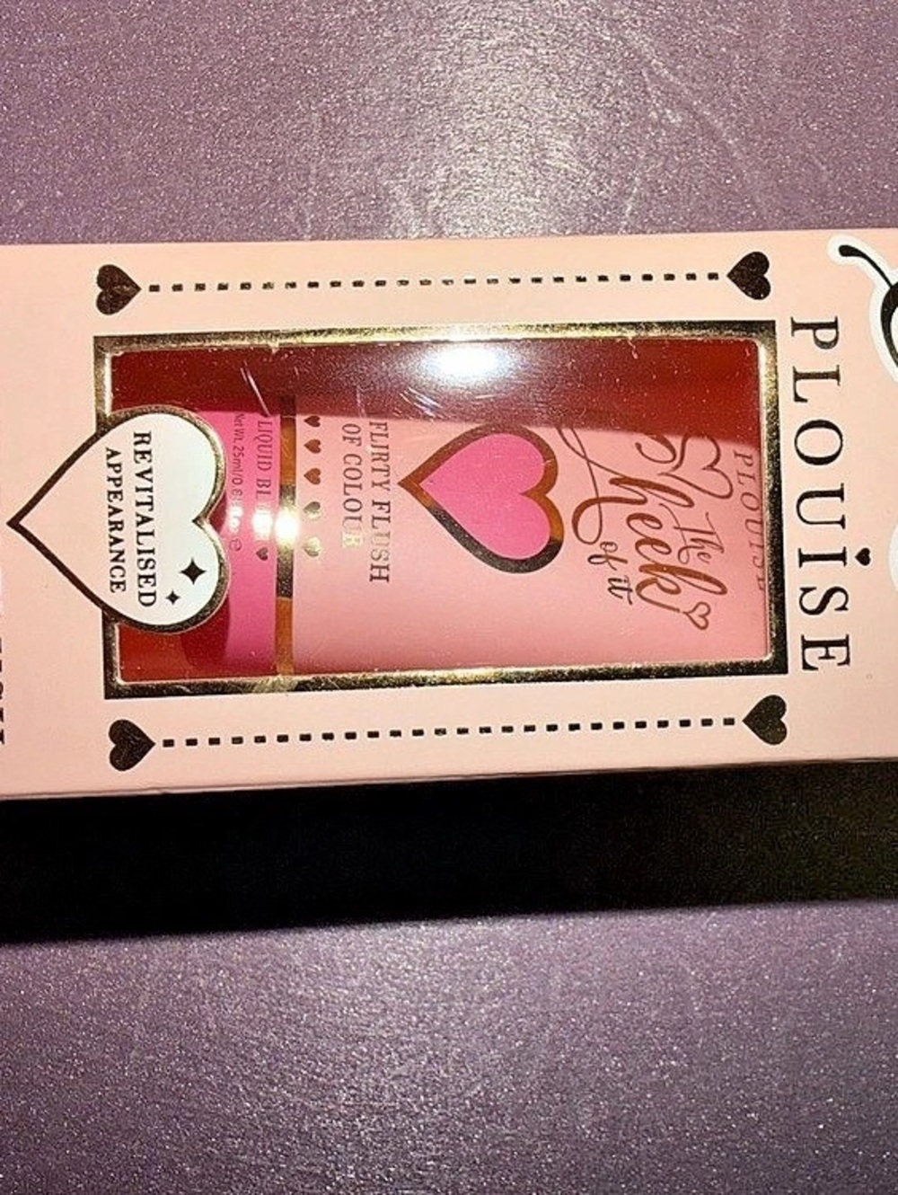 NIB P.Louise The Cheek of It Liquid Blush - Winter Rose